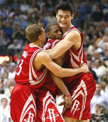 Yao Ming Bobby Sura Tracy McGrady Sandwich